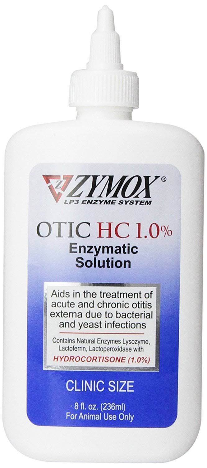 Zymox Otic with Hydrocortisone 1.0% - 8 fl oz bottle - Leygoodpastor