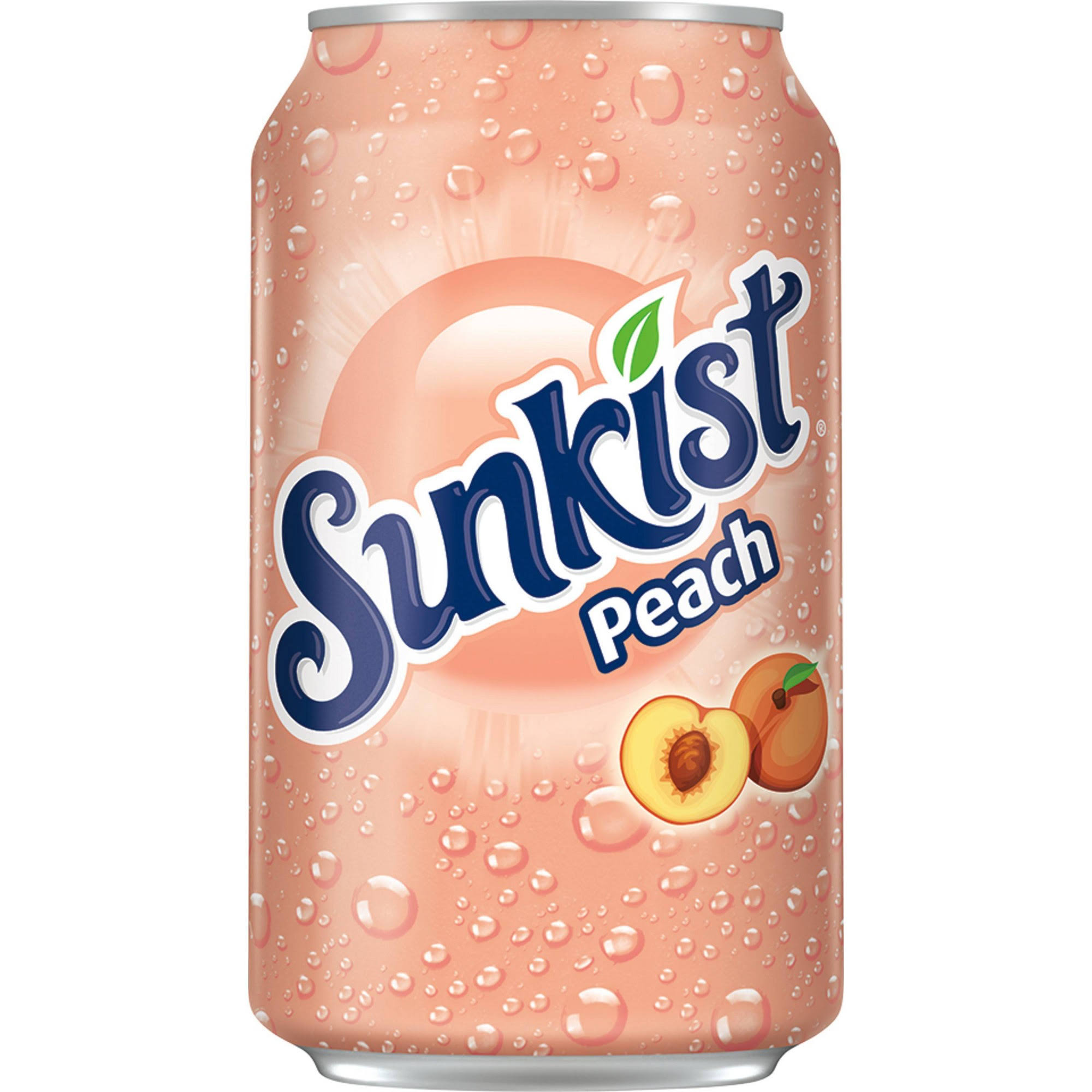 Sunkist Soda, Peach - 12 pack, 12 fl oz cans - Leygoodpastor