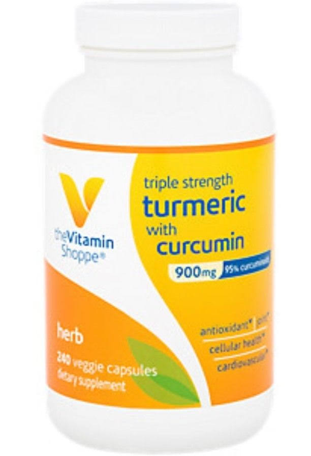 The Vitamin Shoppe Triple Strength Turmeric with Curcumin 240 Capsules