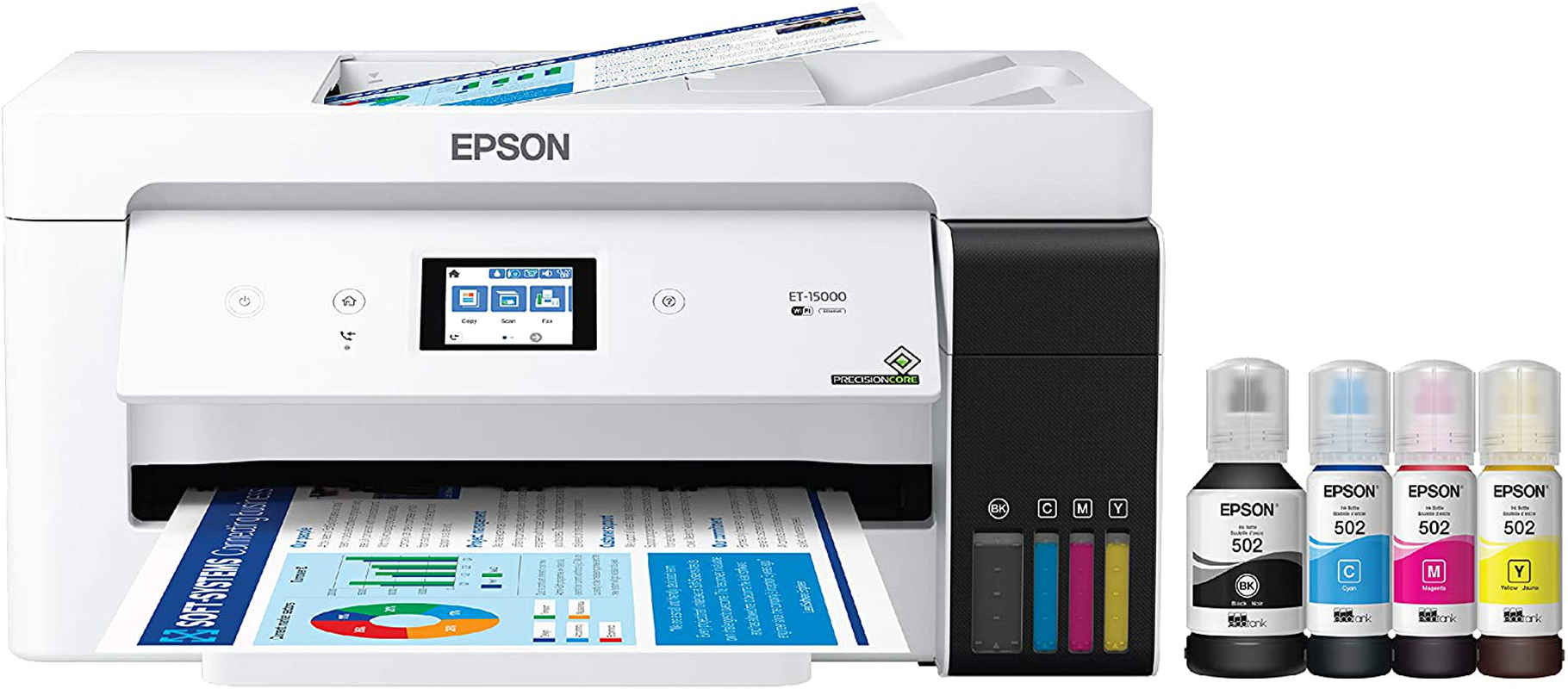 Epson Ecotank Et 2760 Wireless Color All In One Cartridge Free Supertank Printer With Scanner 9884