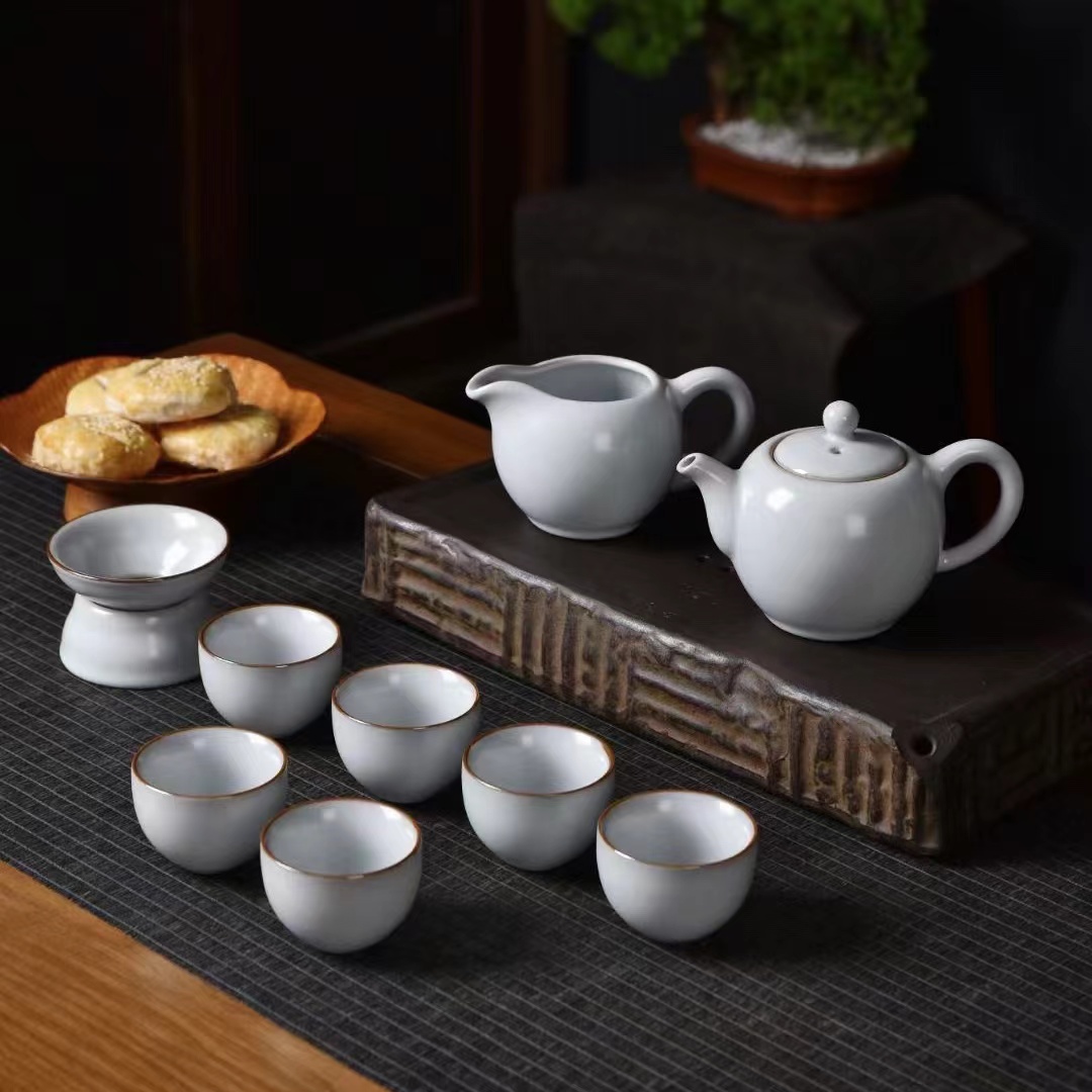 Ru kiln pot tea set