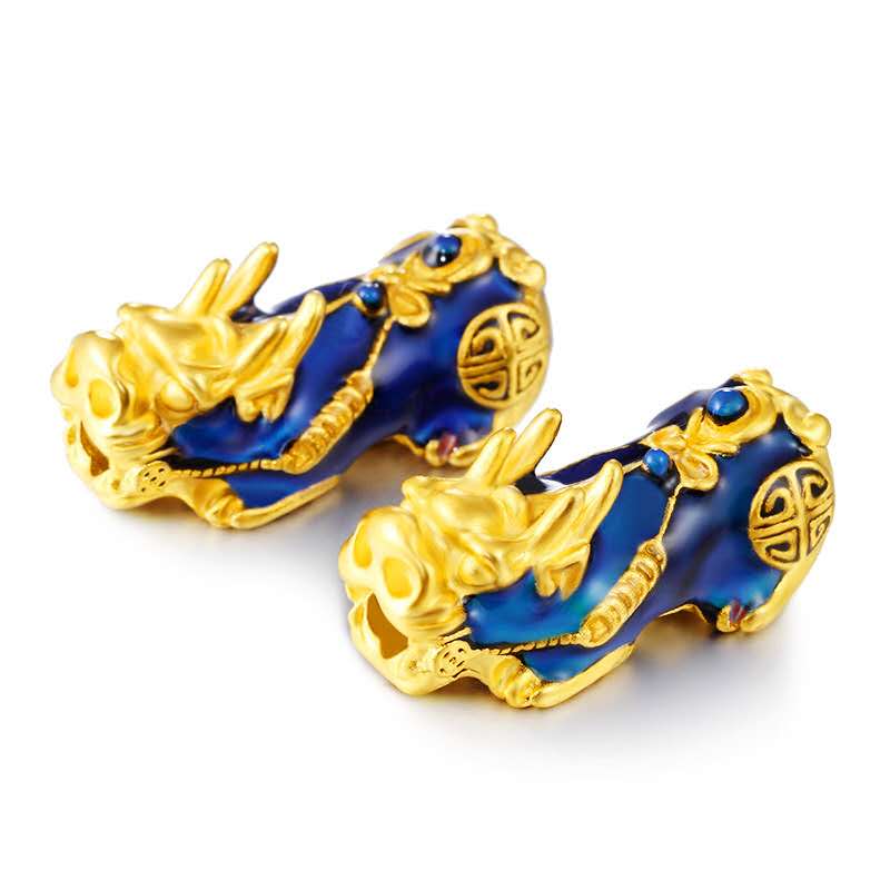 Yellow Tiger Eye Color Changing Pixiu Protection Bracelet