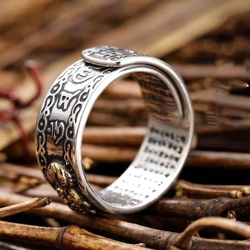Lucky Feng Shui Pixiu Wealth & Protection Ring(Adjustable)
