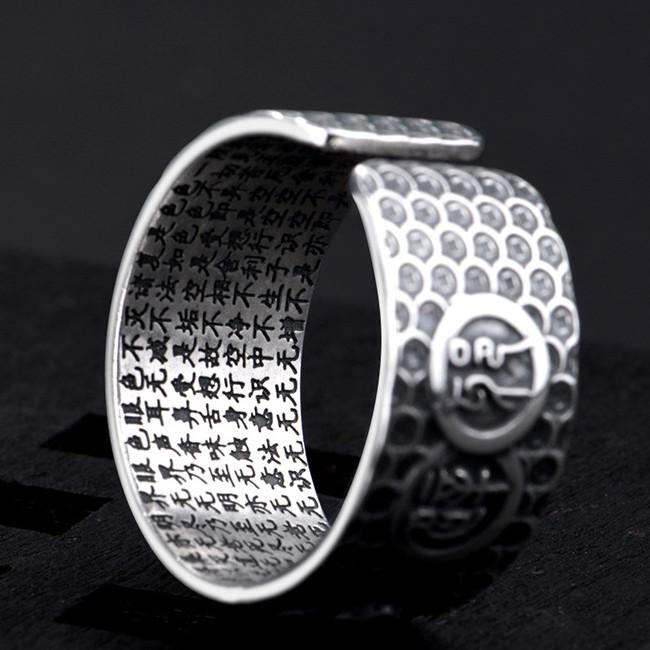 925 Silver Vintage Pixiu Protection Ring