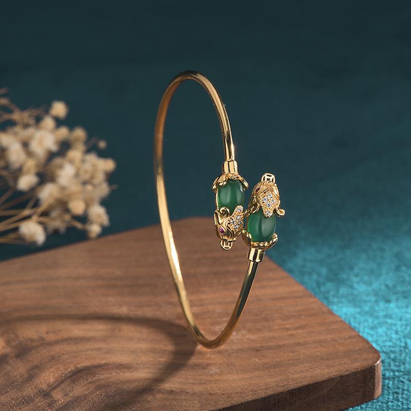 Double Pixiu Fengshui Bangle