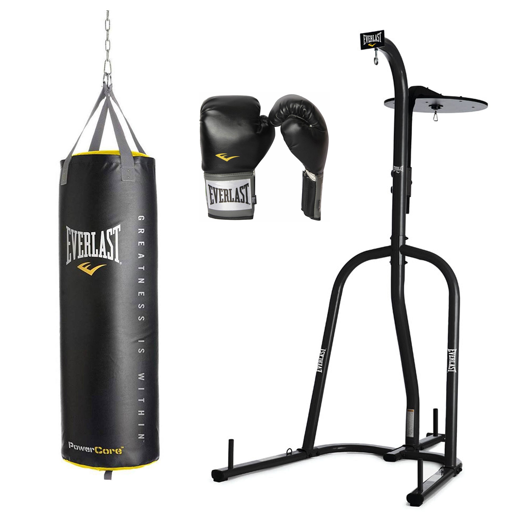 everlast hanging bag boxing kit