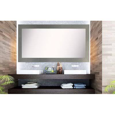 Susanna Modern U0026 Contemporary Bathroom Vanity Mirror Ebern Designs Size 35x22 H X 47 5x22 W Frozenheart Susanna Modern U0026 Contemporary, Modern Contemporary Bathroom Vanity Mirror