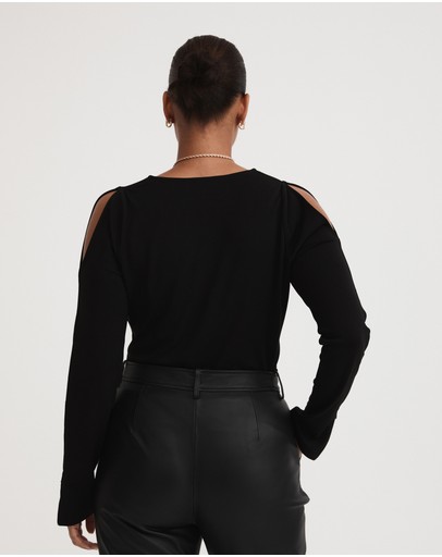 Witchery Split Sleeve Drape Top