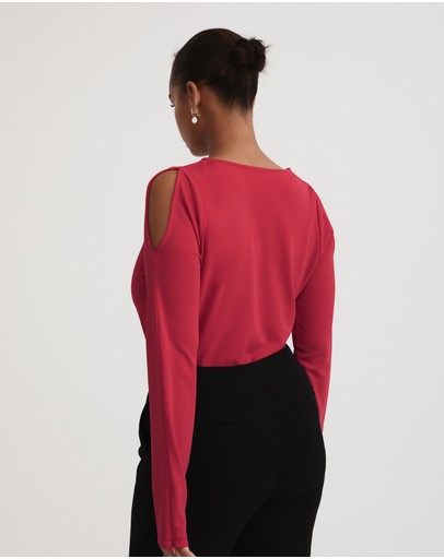 Witchery Split Sleeve Drape Top