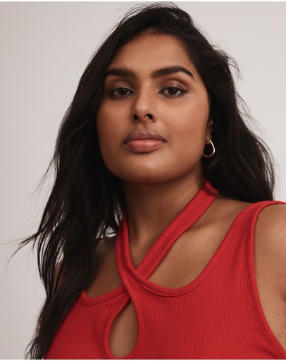 Witchery Cotton Rib Strap Tank