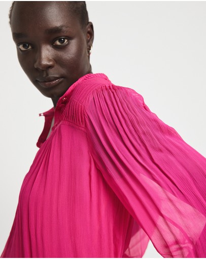 Witchery Pin Tuck Detail Blouse