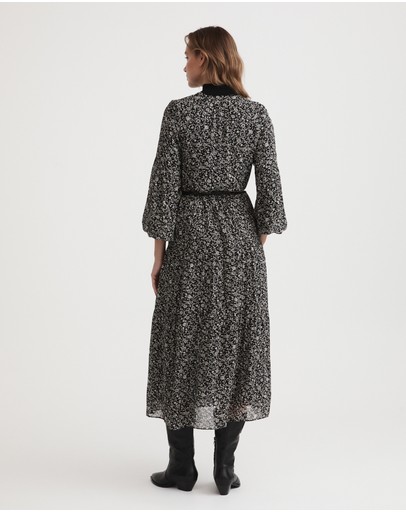 Witchery Foulard Print Boho Dress