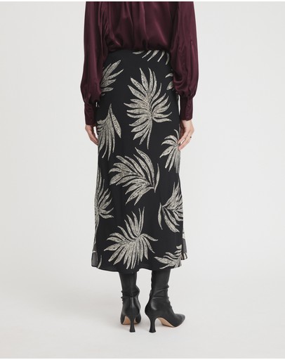 Witchery Placed Dot Slip Skirt