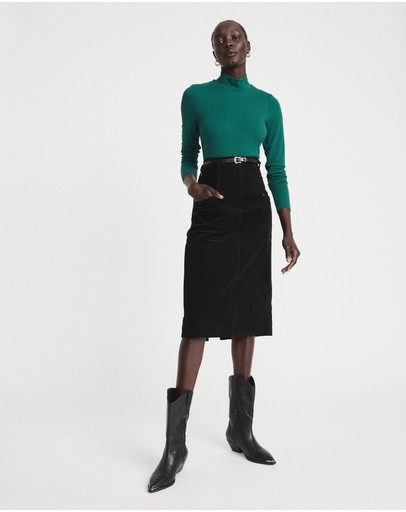 Witchery Rib Turtle Neck Top