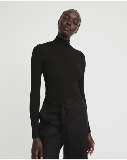Witchery Rib Turtle Neck Top