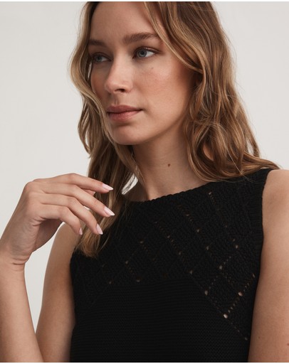 Witchery Crochet Knit Tank