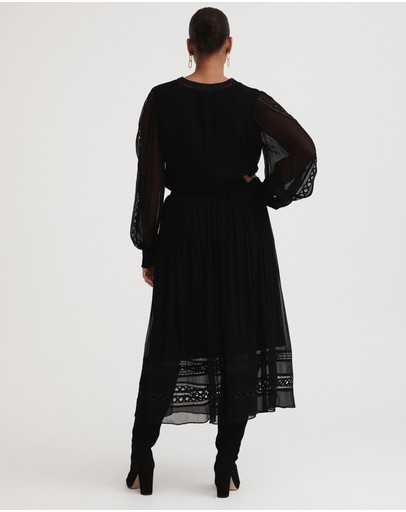 Witchery Trim Insert Maxi Dress