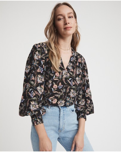 Witchery Baroque Pin Tuck Blouse
