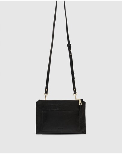 Witchery Caroline Pebble Leather Crossbody