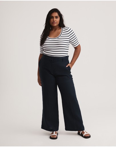Witchery Linen Belted Trouser