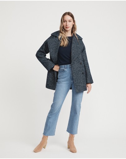 Witchery Rib Long Sleeve Crew Neck