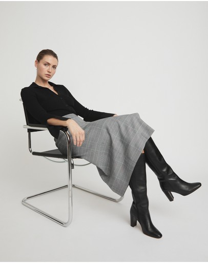 Witchery Glen Plaid Pencil Skirt