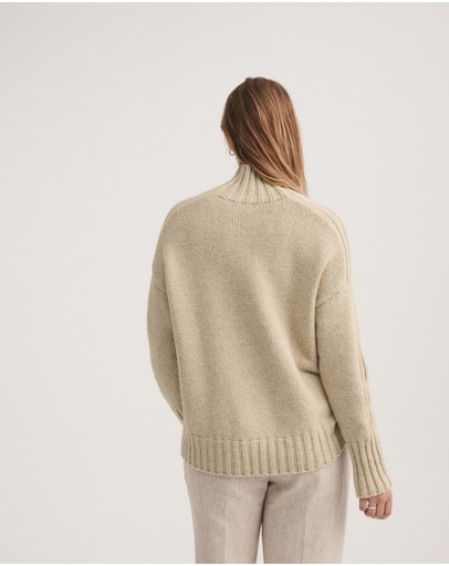 Witchery Rib Sleeve Knit