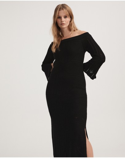 Witchery Crochet Off Shoulder Dress