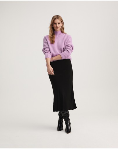 Witchery Rib Sleeve Knit