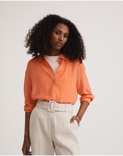 Witchery Relaxed Silk Shirt