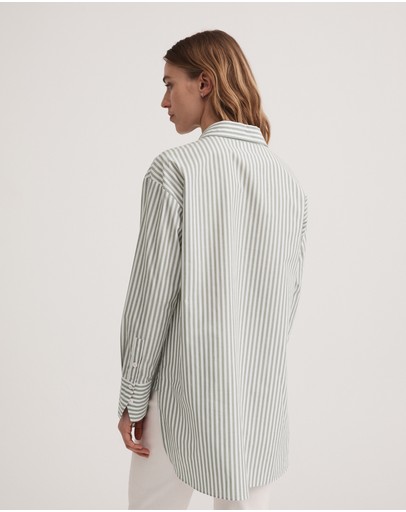 Witchery Stripe Cotton Shirt