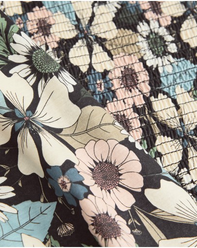 Witchery Soft Floral Shirred Blouse