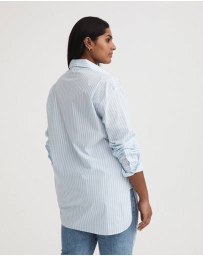 Witchery Stripe Cotton Shirt