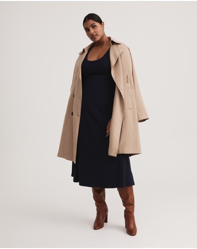 Witchery Rib Scoop Neck Dress