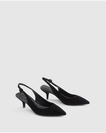 Witchery Gwen 65mm Suede Slingback
