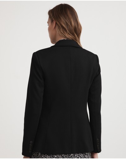 Witchery Ponte Double Breasted Blazer