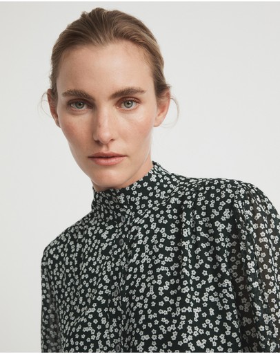 Witchery Floral Ocelot Blouse