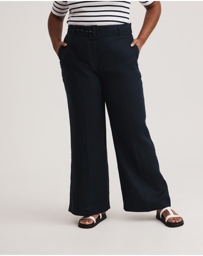 Witchery Linen Belted Trouser