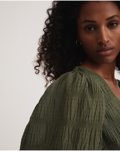 Witchery Seersucker Blouse