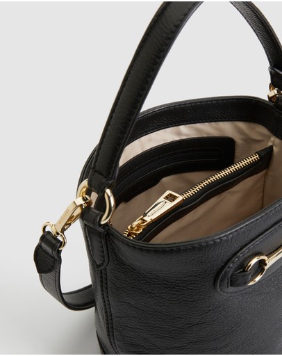Witchery Uma Leather Bucket Bag