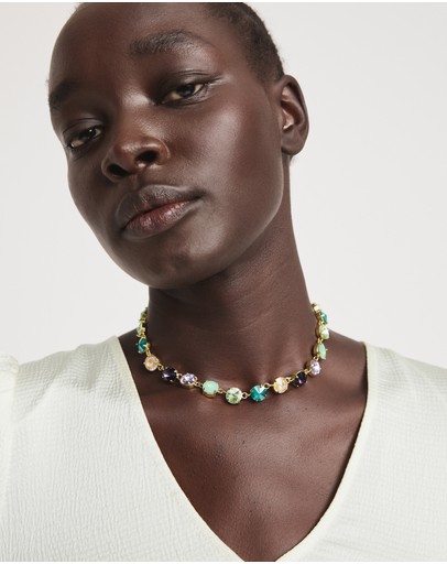 Witchery Round Crystal Necklace