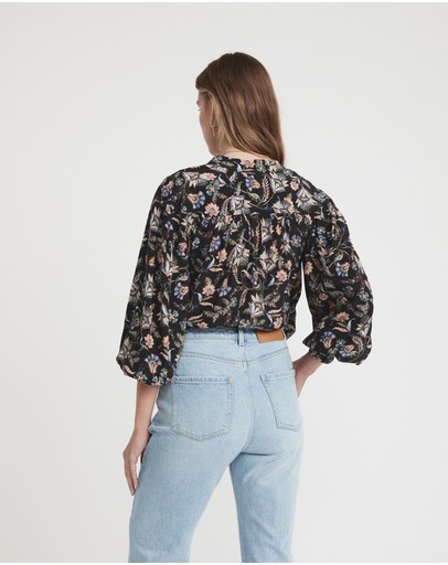 Witchery Baroque Pin Tuck Blouse