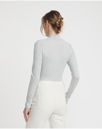 Witchery Rib Turtle Neck Top