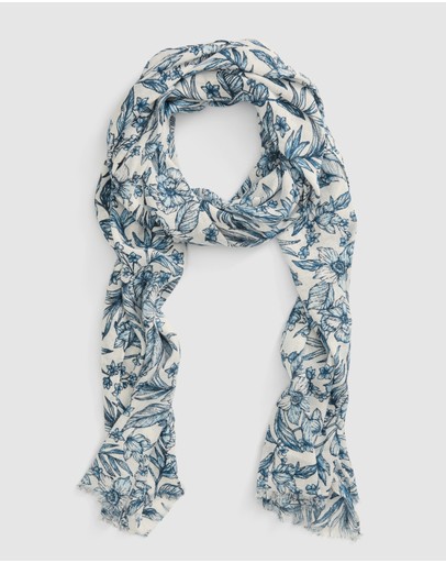 Witchery Sketch Floral Scarf