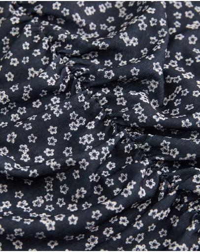 Witchery Floral Ocelot Mesh Top