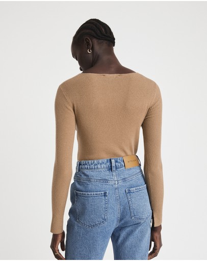 Witchery Wrap Front Knit