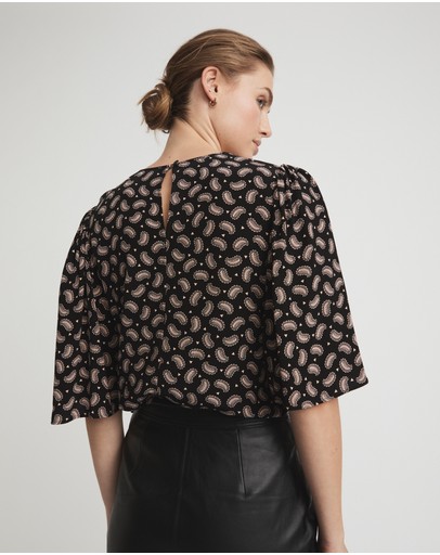 Witchery Small Paisley Print Blouse