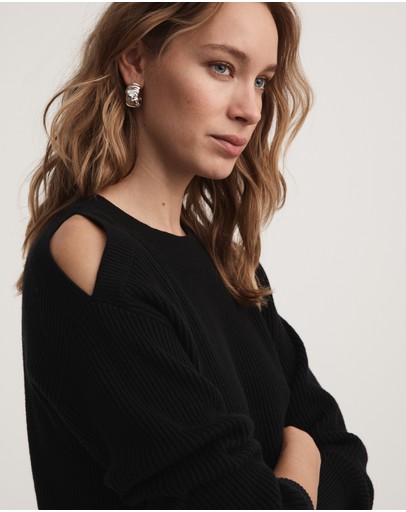 Witchery Split Shoulder Knit
