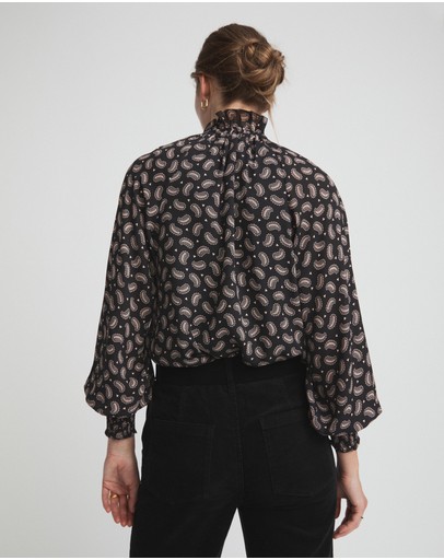 Witchery Mini Paisley Print Blouse