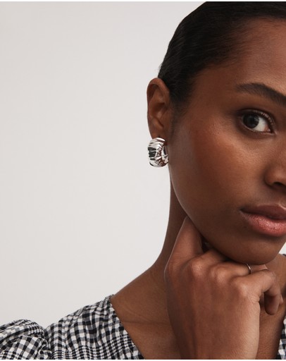 Witchery Textured Metal Hoops